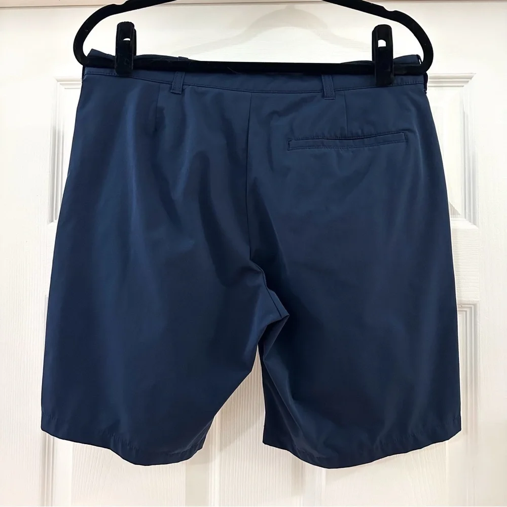 J. Crew Flat Front Golf Shorts Navy Blue 9” inseam sz 32